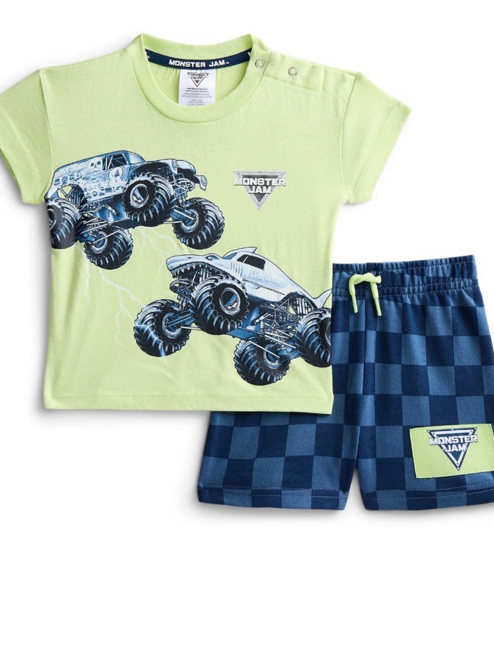 New monster jam 2 piece set 3T
